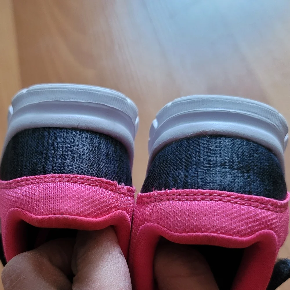 Champion Girls First Walking Shoes Sneaker Munchkin Pink Grey Active Size 4M